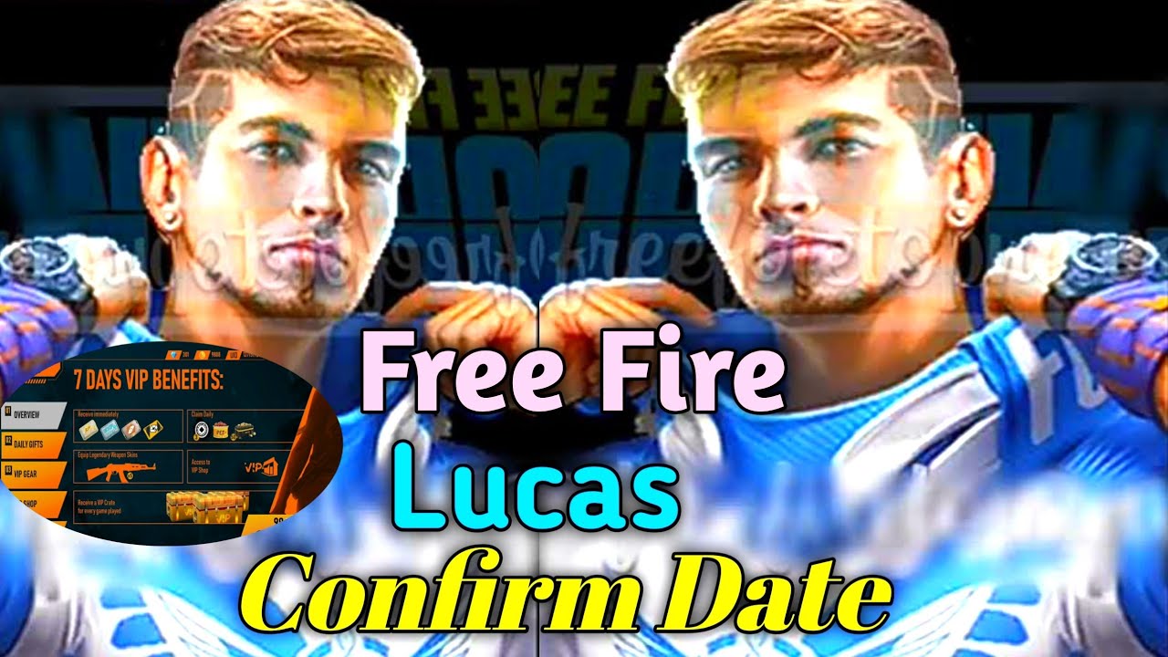 Free Fire New Character Lucas Confirm Date || Garena Free Fire