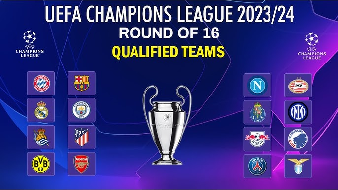 UEFA CHAMPIONS LEAGUE 2023/2024 Qualifications - Qualified Teams