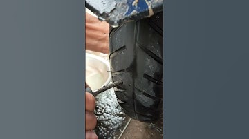 Hướng dẫn vá lụi vỏ xe tay ga - Cách vá lốp xe máy không săm -Shorts