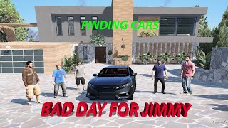 Finding Car | Bad Day For Jimmy | Fortuner Accident | Civic Rs Turbo | Gta v Gameplay