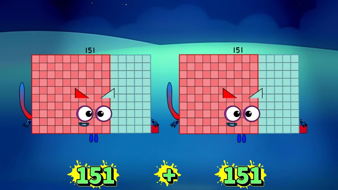 Random Numberblocks ADDITION OF TWO SAME RANDOM NUMBERBLOCKS | ADD SMALL AND GIANT NUMBERS ...