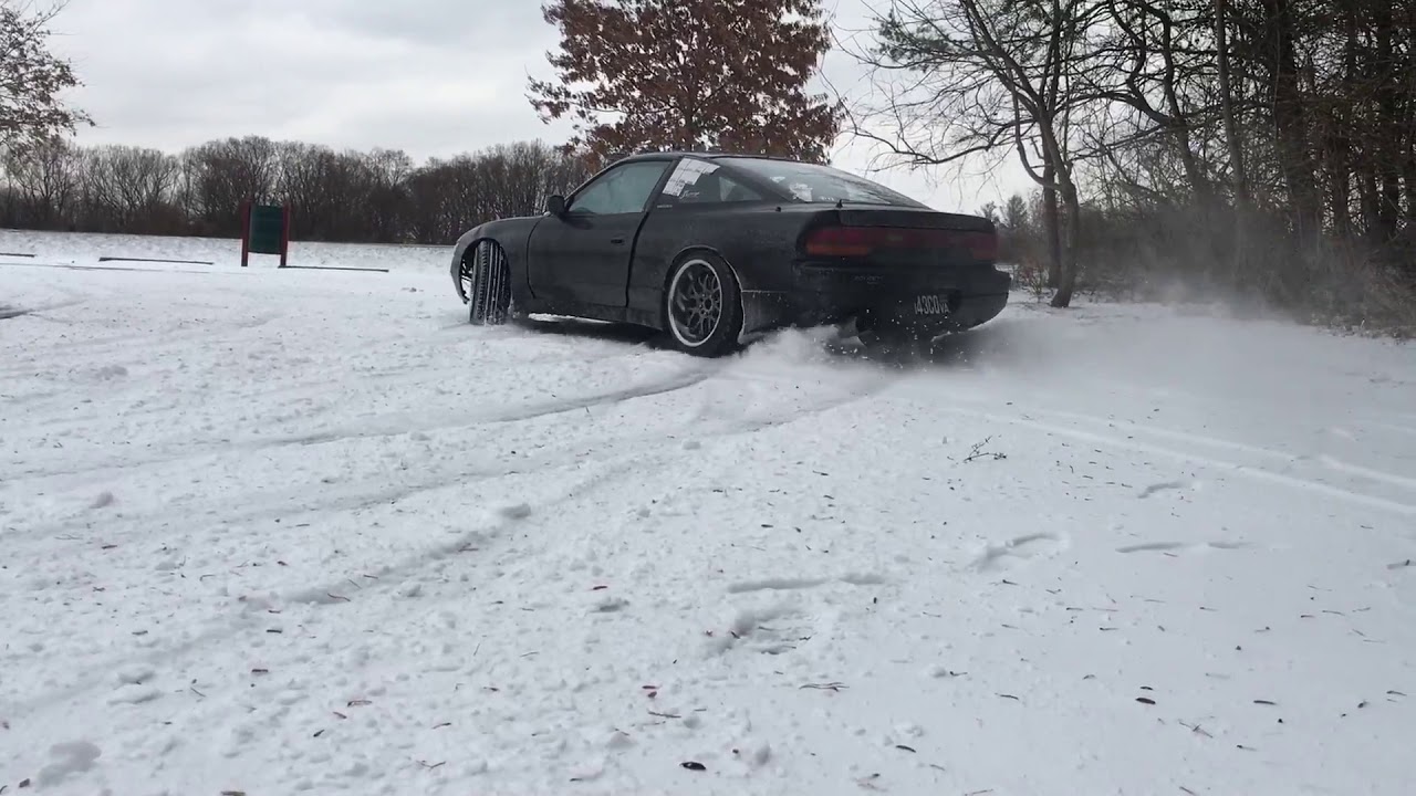 180sx snow drifting