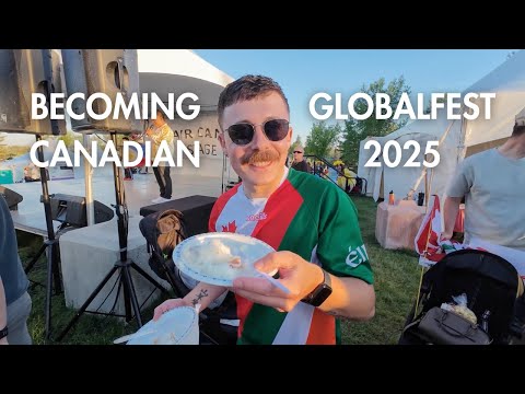 Canadian Citizenship ceremony at Globalfest 2025.