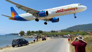 4K - Very low Pass ! Skiathos Airport (JSI) π¬π· 1 hour Spectacular Plane Spotting (Summer 2026)
