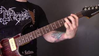 Bathory - Dies Irae Guitar Lesson (Riffs Only)