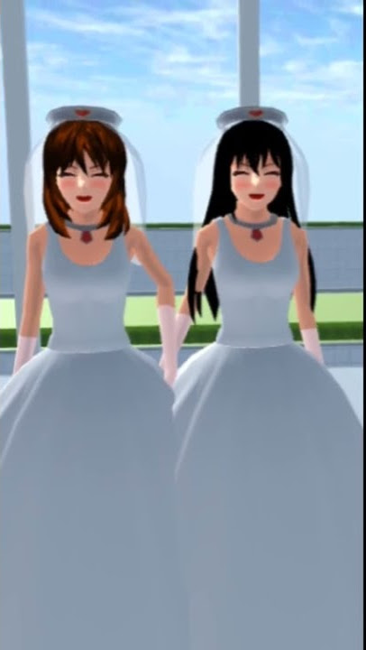 ccp sakura school simulator Hannya dia ngakak 🤣🤣😜😜 nikah sesama cewek 🤣🤣🤣