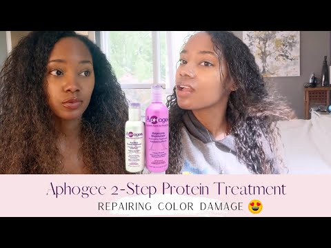 Aphogee Balancing Moisturizer Two-Step Protein Treatment  Repair Damaged Hair at Home