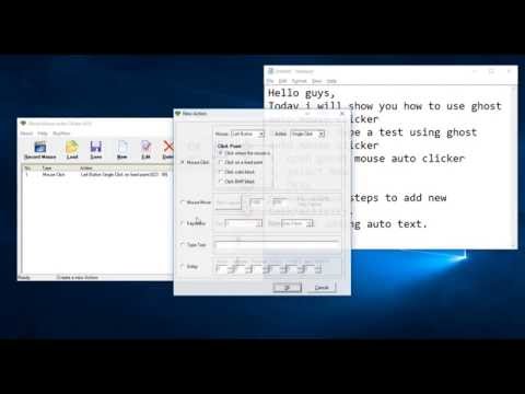 How To Use Ghost Mouse Auto Clicker Latest Version Tutorial