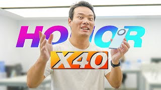 Honor X40 Hands-on: a BEAUTIFUL Curved 5G Phone [English]