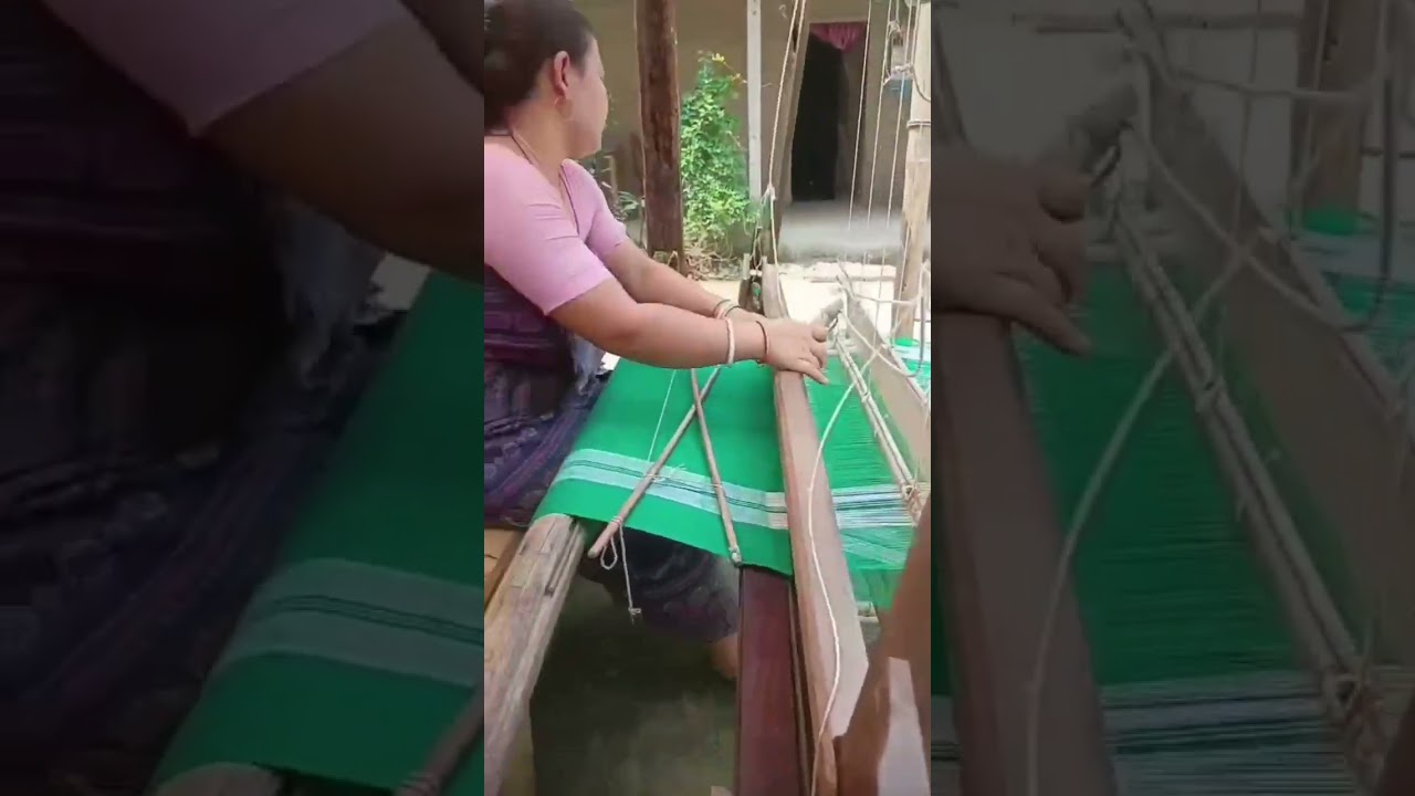 A beautiful Bodo Girl, Weaving The Legacy Of Her People 