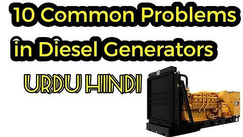 (DG) Diesel Generator Faults in Hindi / Urdu, Common shutdown problems in DGs | @AsadElectrical