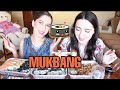 СУШИ-РОЛЛЫ! 60 ШТУК ЗА РАЗ! СМОЖЕМ ЛИ? MUKBANG С AYKA EMILLY #ASK FATIMA #SUSHI