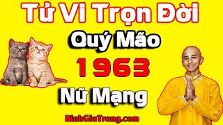 Tử vi trọn đời tuổi Quý Mão 1963 nữ mạng: Cuộc đời may mắn, thành công - Tử vi trọn đời 12 con giáp