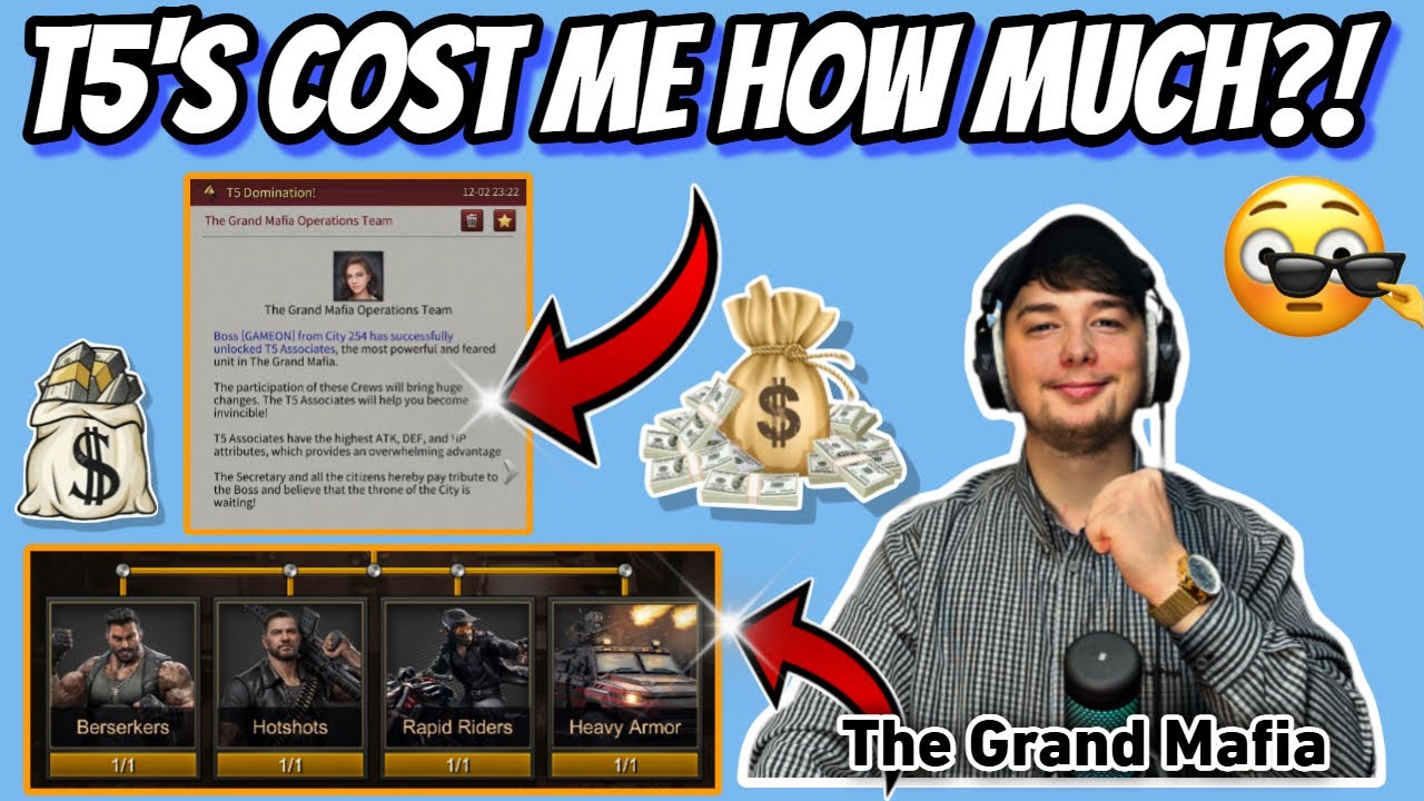 The Grand Mafia: Unlocking T5 for the First Time – A Historic Milestone!