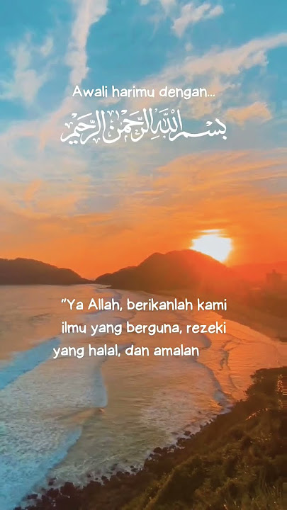 Awali hari dengan bismillah #motivasiislami #nasehat #quotes