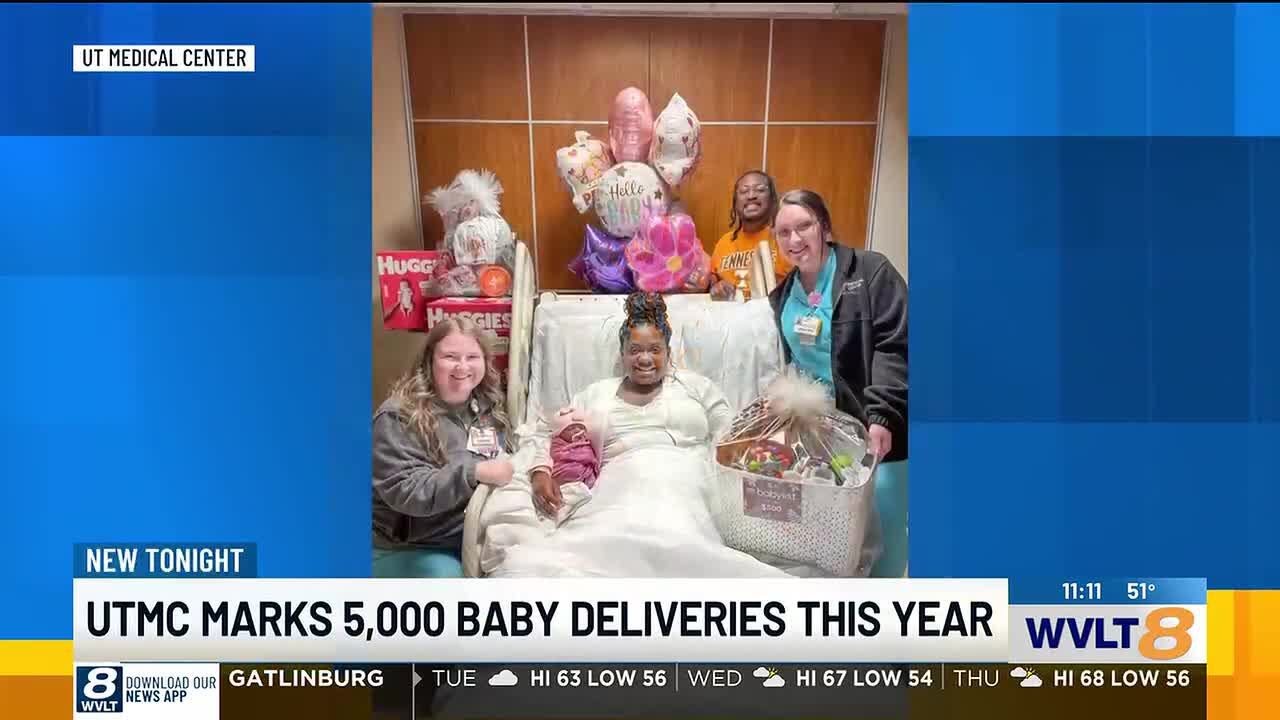 Record-breaking 5,000 babies delivered at UT Medical Center this year