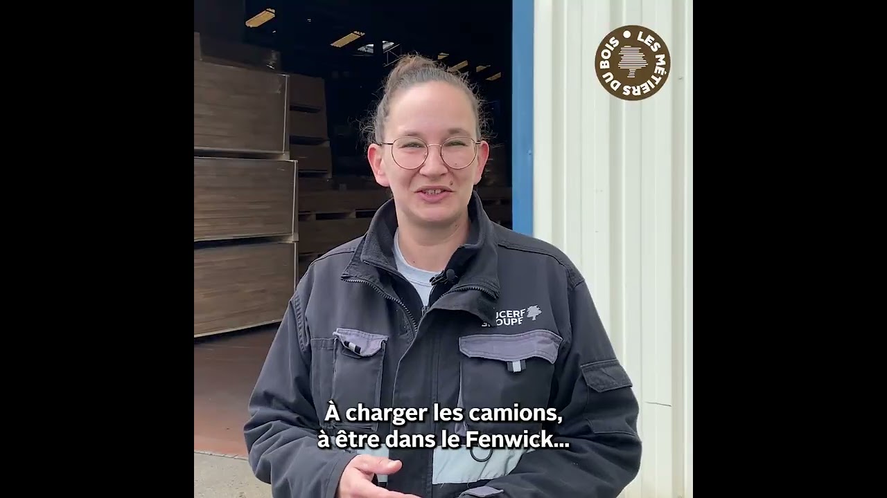 Les métiers du bois se dévoilent chez Ducerf, Nathan, Kylian, Emilie et Florian, caristes