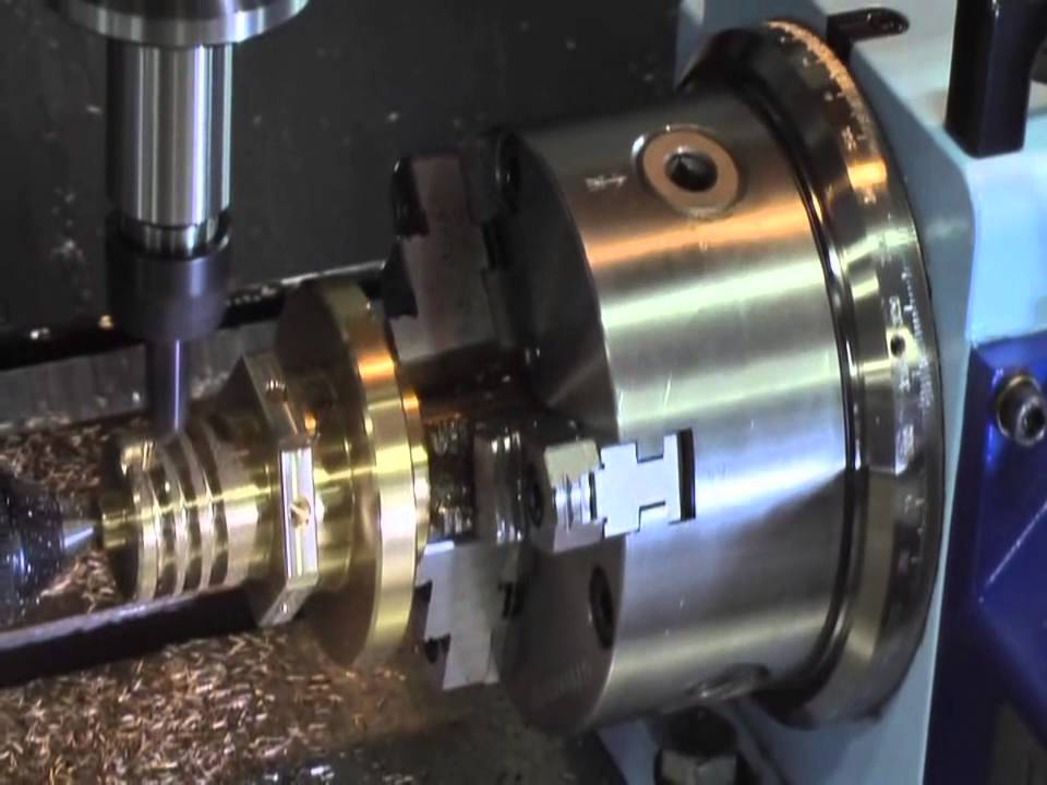 Perform simple lathe processing using the INDEX machining center - YouTube