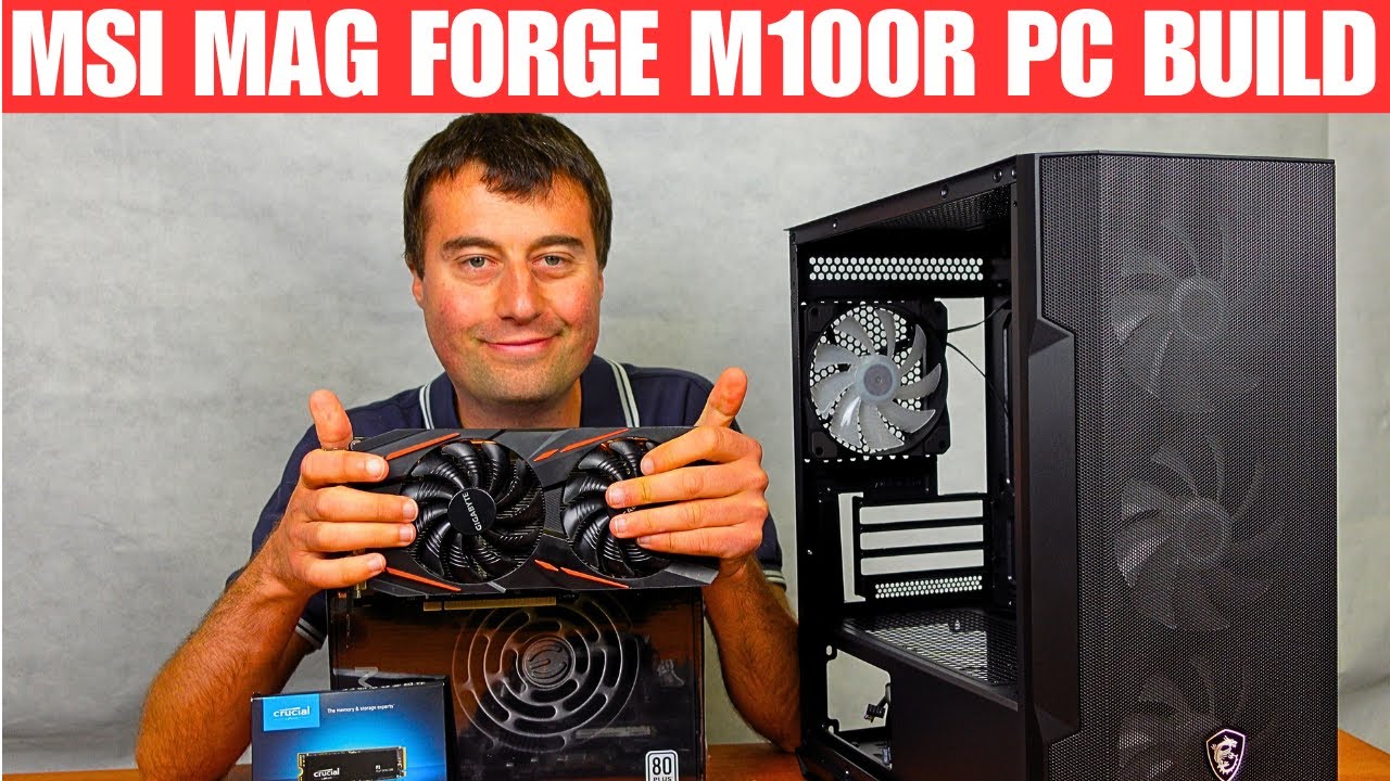 MSI MAG FORGE M100R PC Build - £300 Budget Gaming PC 