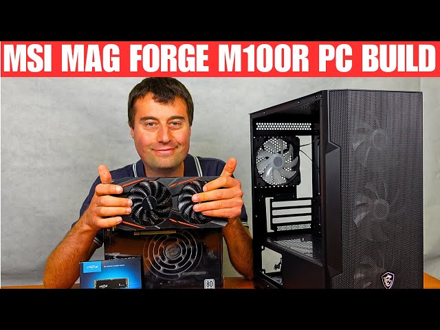 MSI MAG Forge M100R Micro Tower Case - Black