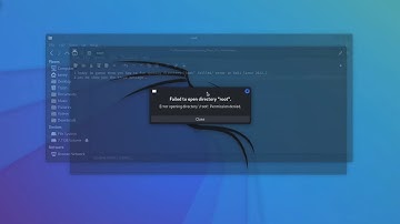 Cannot open directory "Root" Permission denied