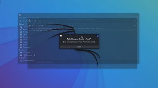 Cannot open directory "Root" Permission denied