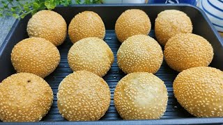 芝麻球怎样炸又大又空心不塌陷？记住两点，外酥里糯且个个空心