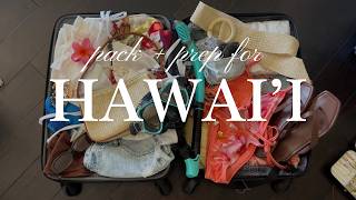 Pack with me for HAWAII