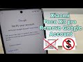 BOOM! Xiaomi Poco X3 Pro (M2102J20SG). Remove Google Account, Bypass FRP, Without PC.