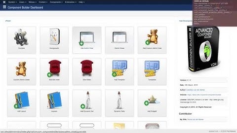 Adding Admin Views to a  Component