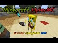Minecraft HylexMC - bro has spongebob skin xD