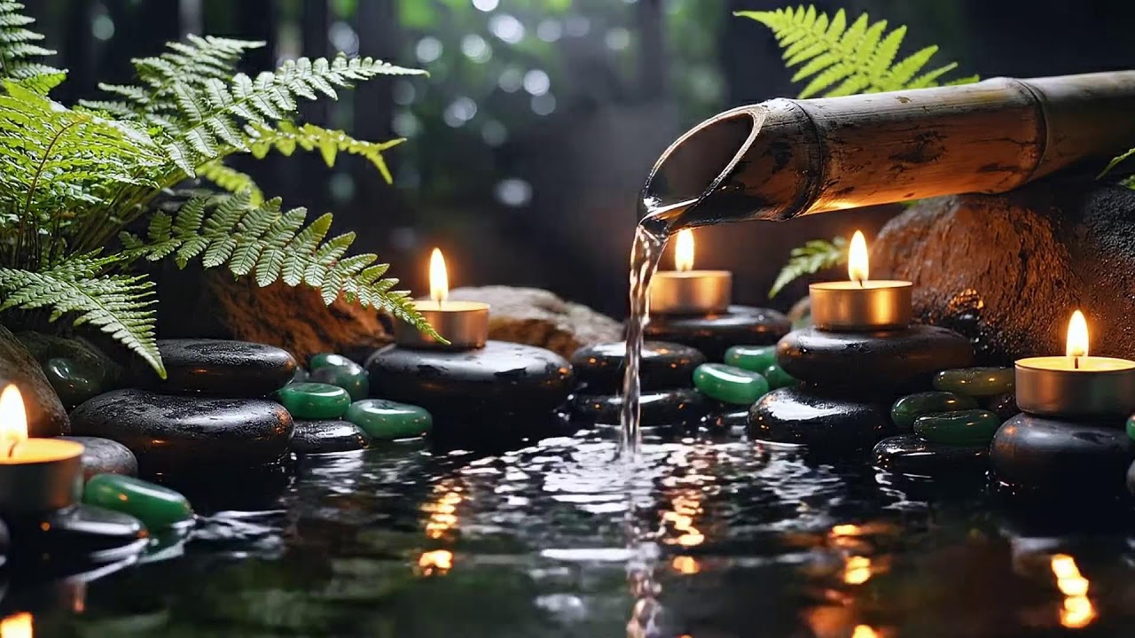 Healing Piano + Water Sounds 🌿 Deep Relaxation, Stress Relief & Inner Peace | Calm Mind & Body