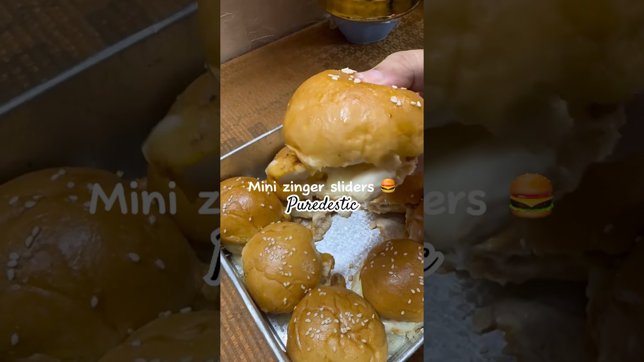 Mini zinger sliders 😍