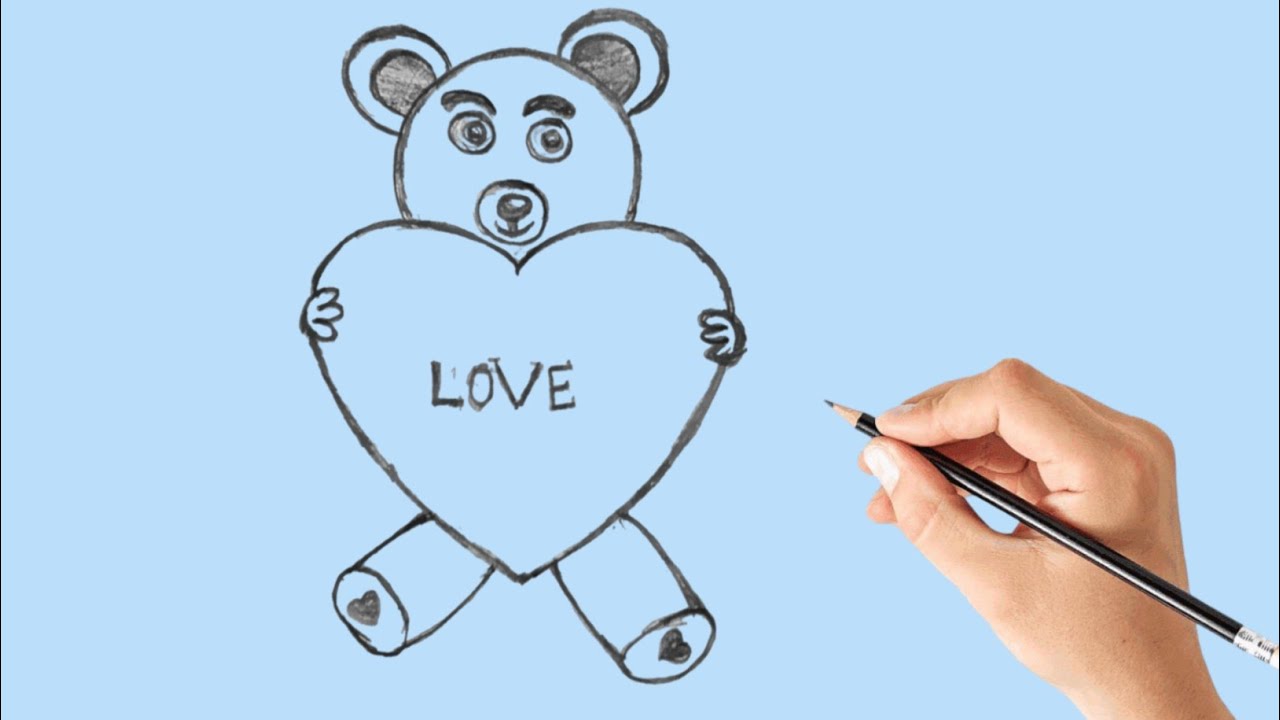 how to draw teddy bear easyteddy bear kaise banate hainteddy bear