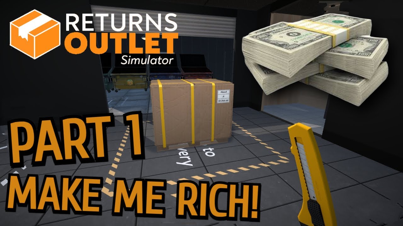 Returns Outlet Simulator | ЧАСТЬ 1 | Первый взгляд и впечатления | Make Me Rich! Геймплей на ПК