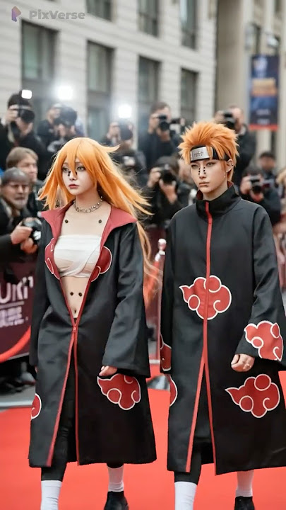 Naruto characters and their female versions #naruto #narutoshippuden #ai #pixverseai #pixverse