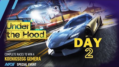 NFS NO LIMITS KOENIGSEGG GEMERA UNDER THE HOOD SPECIAL EVENT 2023 - DAY 1 #nfsnolimits