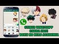 Stiker Whatsapp Anime Boku no Hero Academia [Character Face] + Link Download