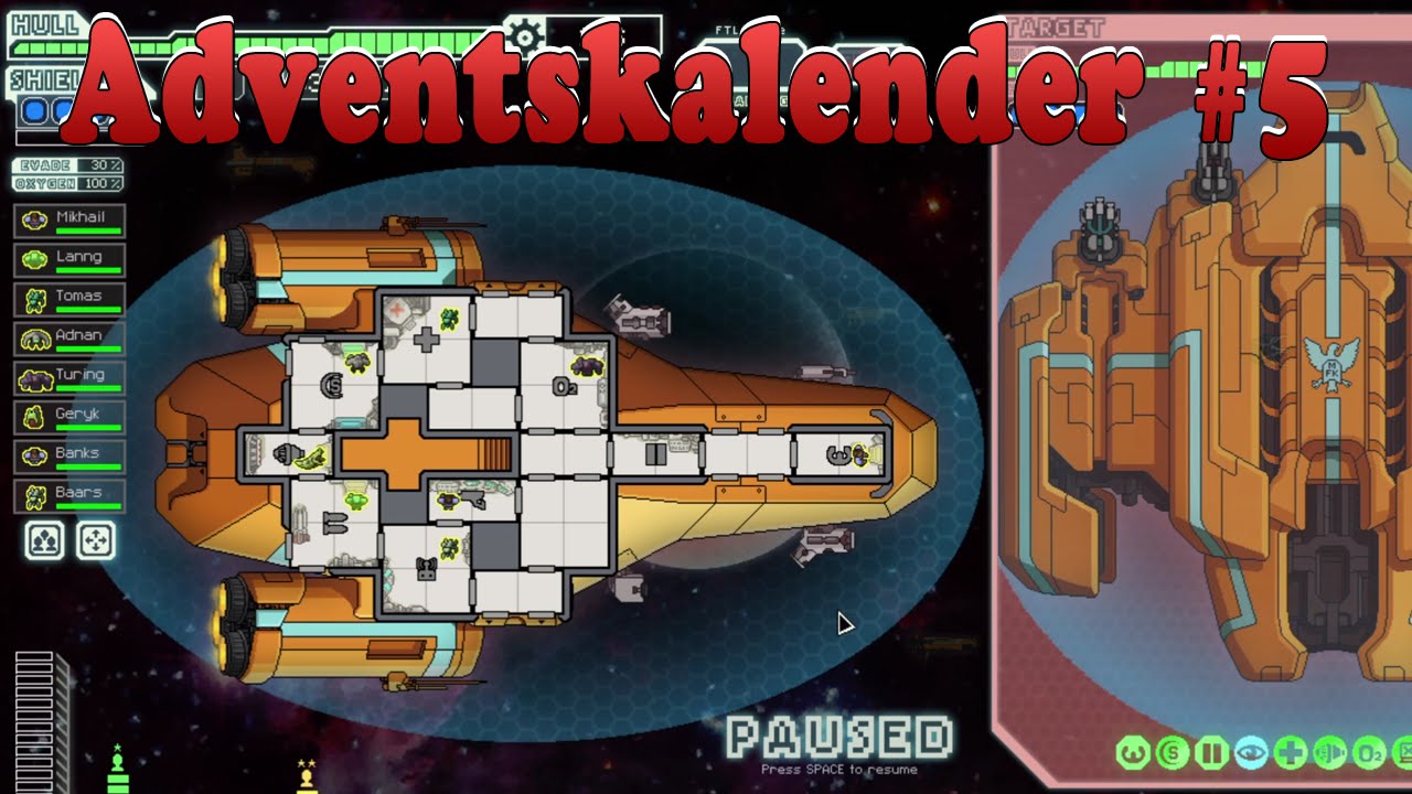 DÜMMSTER BOSSKAMPF EVER! - FTL: Faster Than Light  - Adventskalender #05