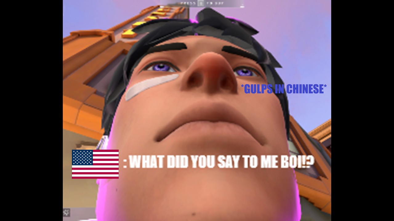 I attempted to use mandarin in Valorant comms