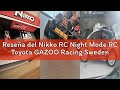 Reseña del Nikko RC Night Mode RC Toyota GAZOO Racing Sweden Rally 2024 Kalle ROVANPERA LED Race Lig