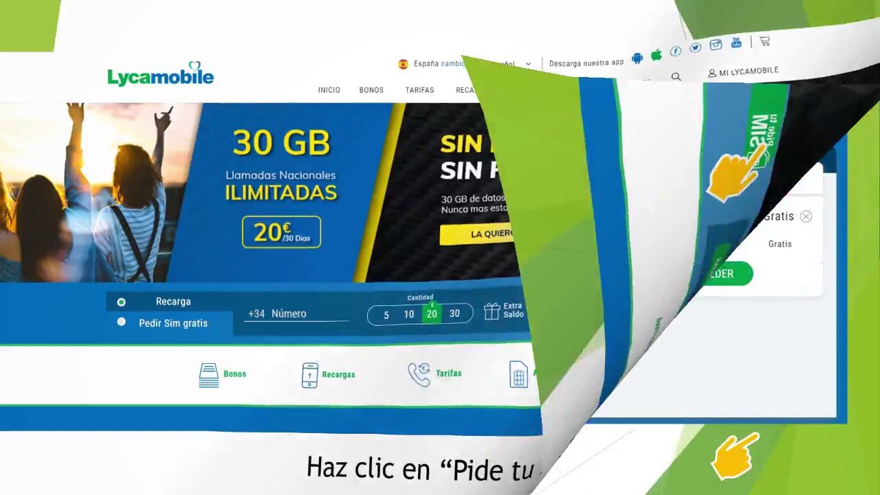 Como Pedir GRATIS tu SIM LYCAMOBILE online YouTube
