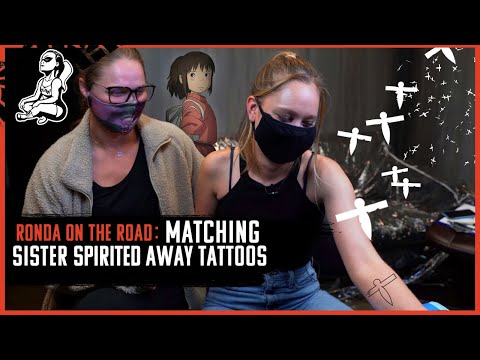 Ronda and Julia Get Spirited Away Tattoos Together