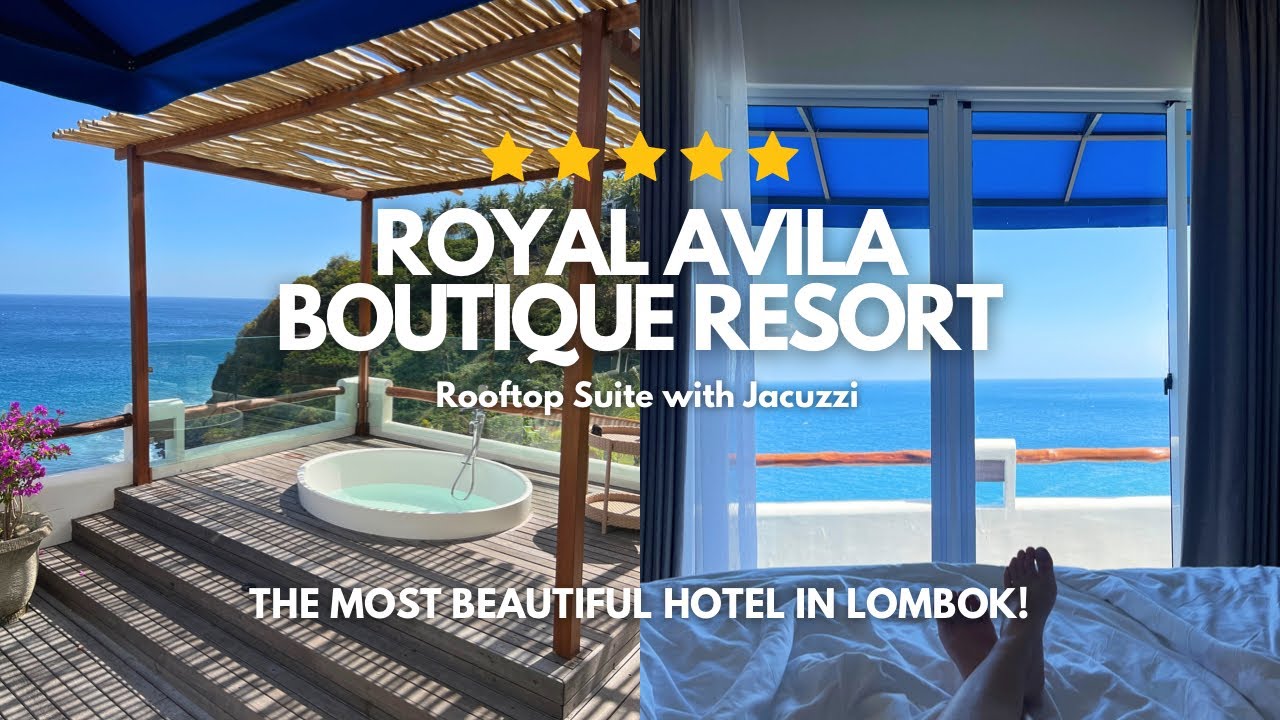 BEACH FRONT HOTEL WITH PRIVATE ROOFTOP JACUZZI IN LOMBOK | Royal Avila Boutique Hotel