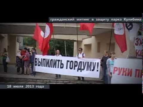 Парк Кулибина. Требования митинга.