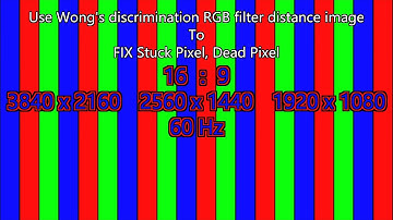 15min【16:9＿60Hz】Fast Stuck pixel dead pixel fix (by Wong