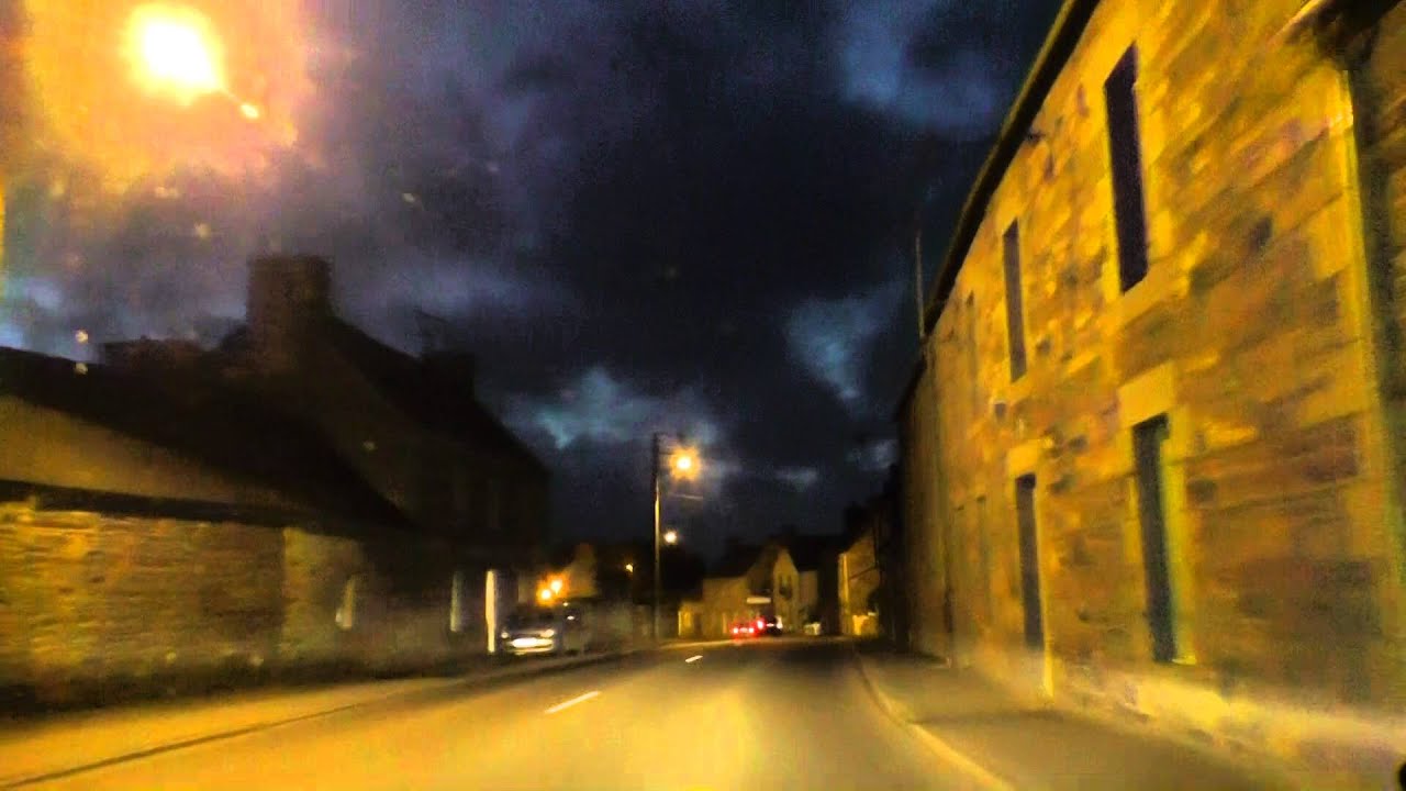Driving From 22200 Grâces To 22160 La Croix Tasset, Côtes d'Armor, France 12th November 2015