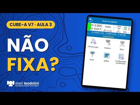 Miniatura do vídeo Stonex Cube-a V7, Aula 3: rover UHF e solução FIXED, no canal da Alezi Teodolini