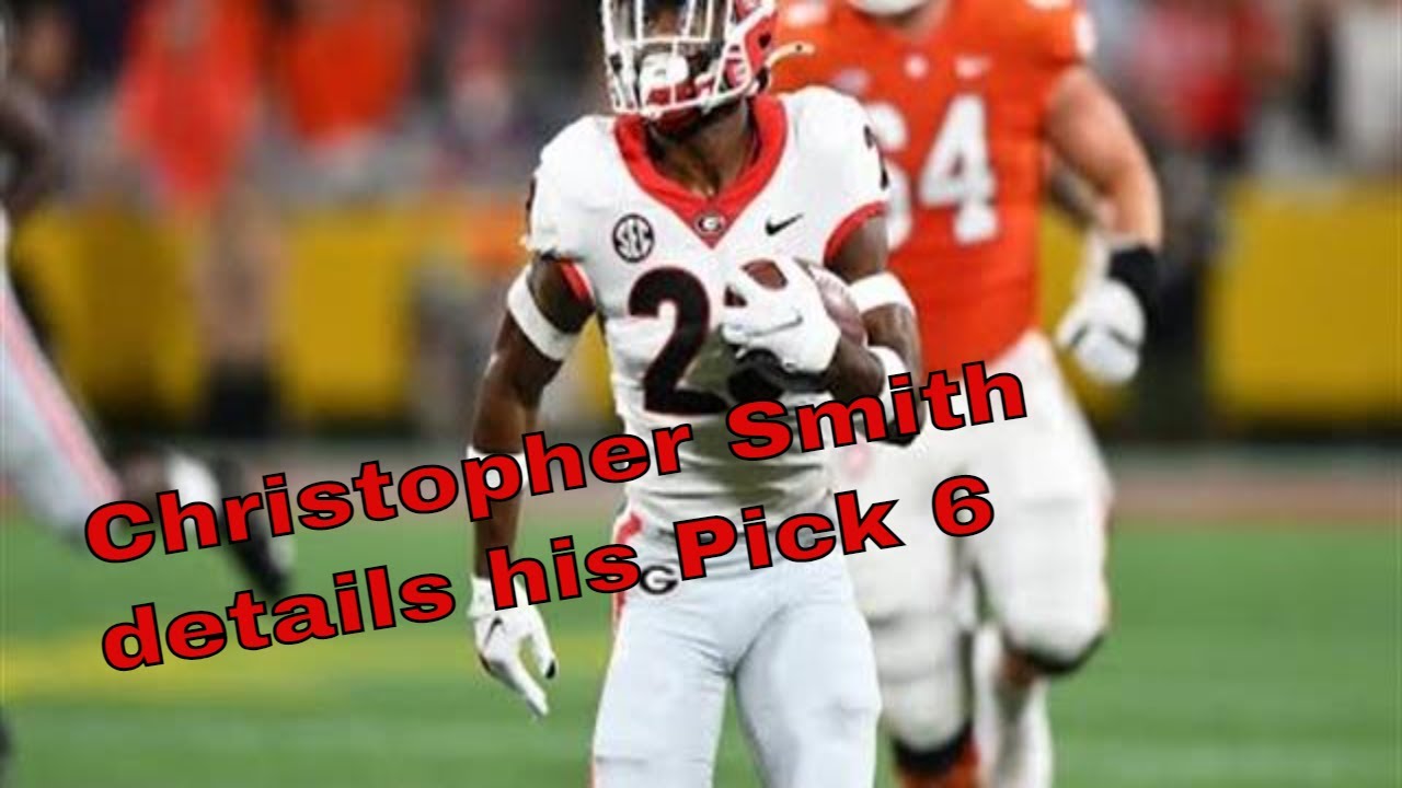 Christopher Smith on his INT for a TD vs. Clemson
