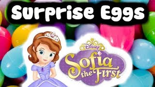 SURPRISE EGGS with Princess Sofia the First